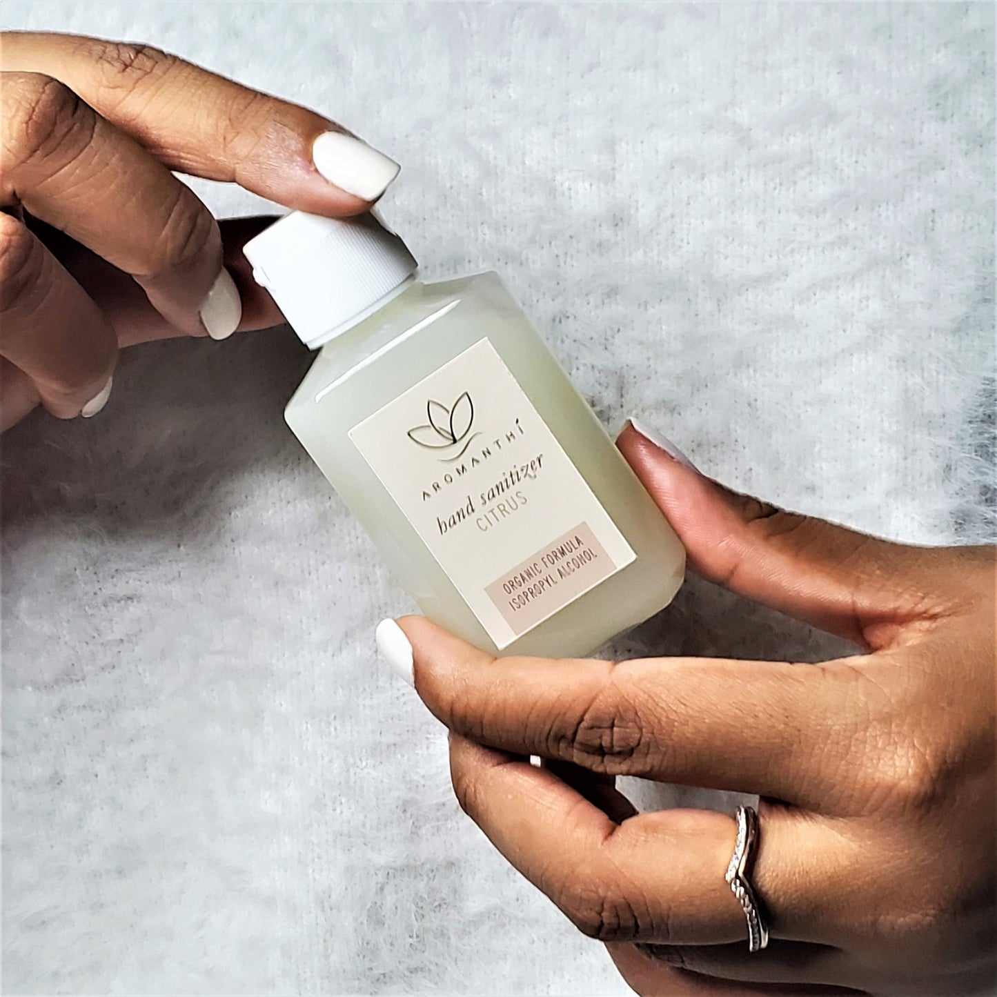 Citrus Hand Sanitizer- In Stock - Aromanthí Clean Beauty & Wellness