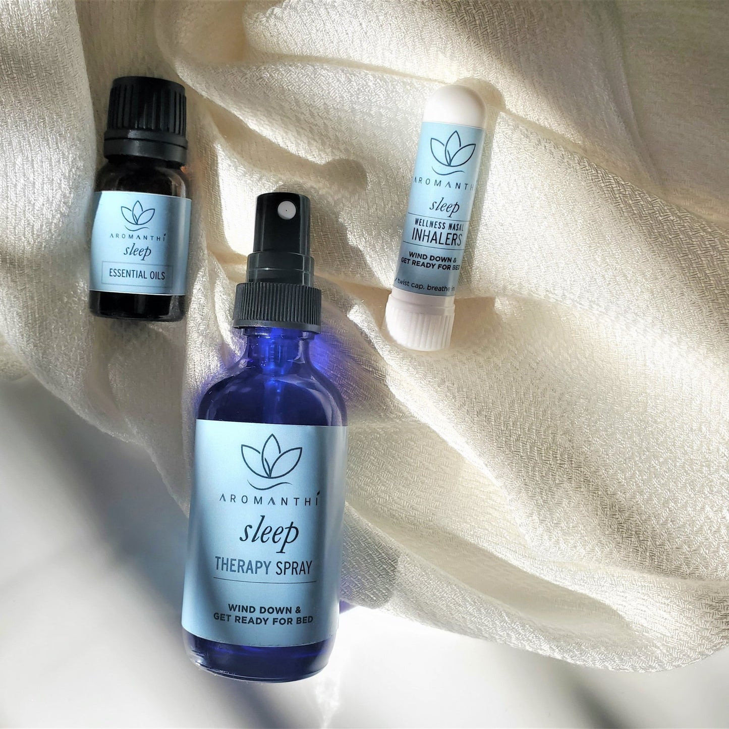 Sleep Aid Self-Care Bundle - Aromatherapy with Essential Oils by Aromanthi