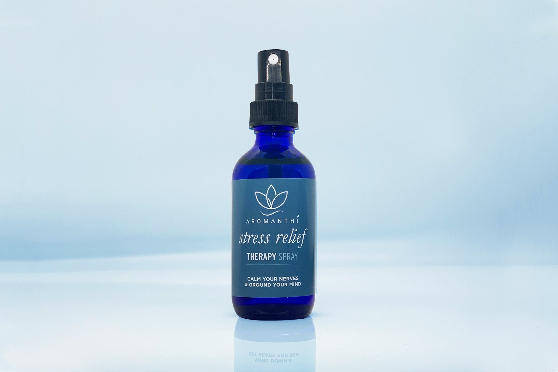 Shop Aromanthi Therapeutic Sprays. The sleep and stress-relief blends can be used to spray anywhere and serve as a clean beauty mist with natural essential oil ingredients. Click here to shop products.