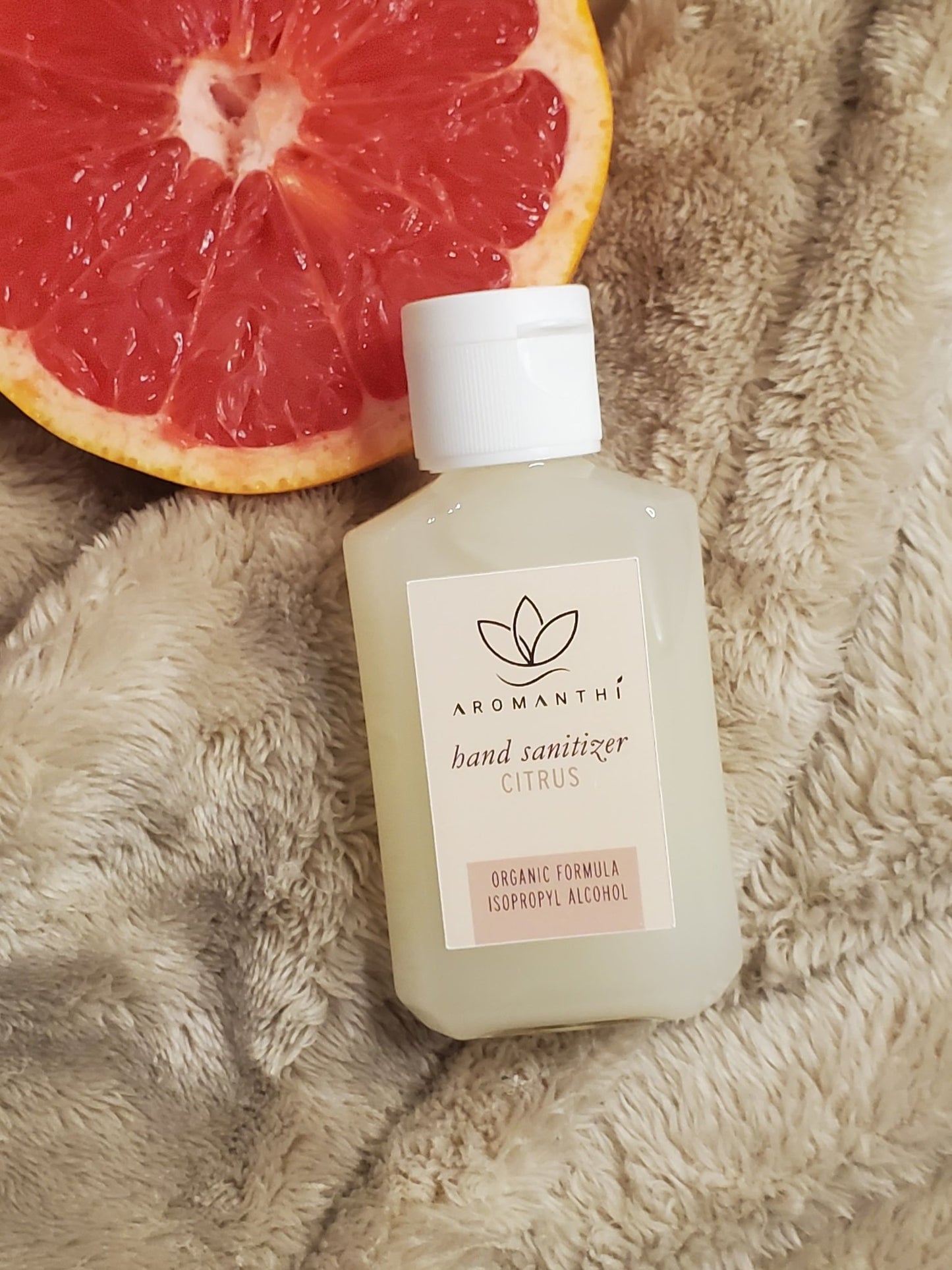 Citrus Hand Sanitizer- In Stock - Aromanthí Clean Beauty & Wellness